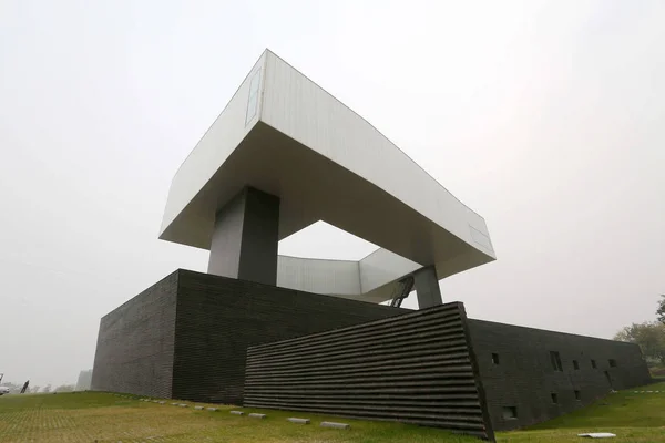 Vista Del Museo Arte Sifang Diseñado Por Arquitecto Neoyorquino Steven — Foto de Stock