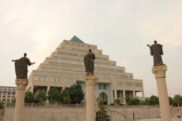 Beyaz Saray Yunan Durumu Kopyaları Wuhan Merkez Chinas Hubei Eyaleti — Stok fotoğraf