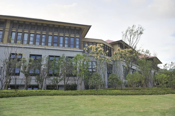 Veduta Del Changhua Hotspring Club Nella Città Linan Provincia Orientale — Foto Stock