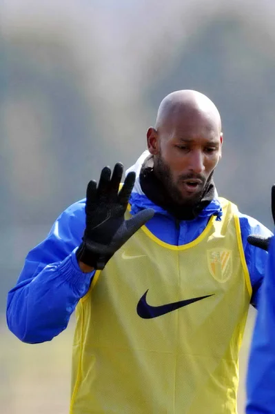 Nicolas Anelka Shanghai Shenhua Football Club Est Photographié Lors Une — Photo