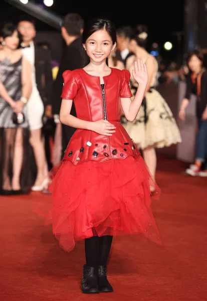 Die Malaysische Schauspielerin Kristalllee Posiert Auf Dem Roten Teppich Als — Stockfoto