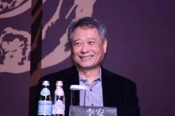 Taiwanesiska Regissören Ang Lee Leenden Presskonferens Inför Juryn Den Golden — Stockfoto