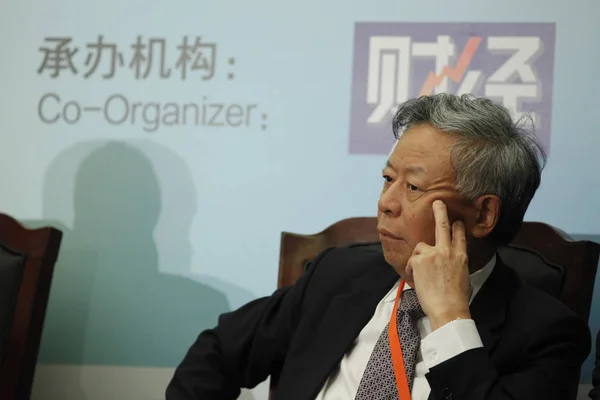 Jin Liqun Nieuwe Voorzitter Van China International Capital Corporation Cicc — Stockfoto