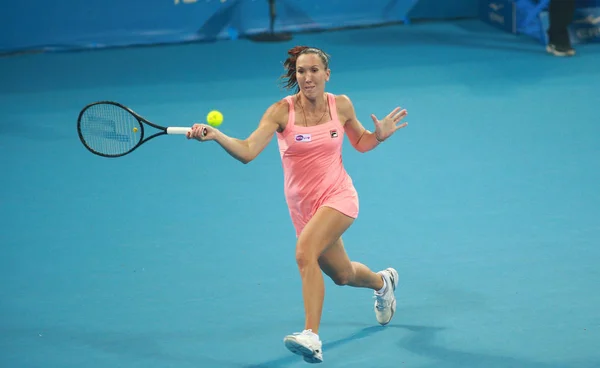Jelena Jankovic Van Servië Weer Een Schot Serena Williams Van — Stockfoto