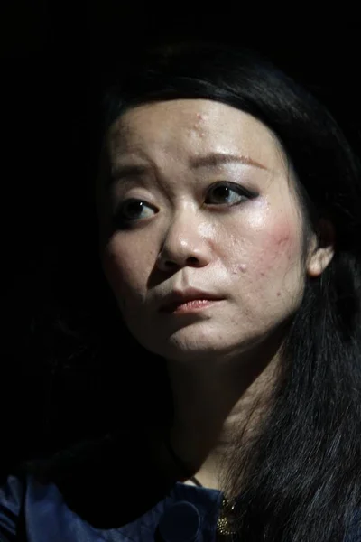 Китайський Співак Hongfei Який Онлайн Сказав Вона Хотіла Бомба Уряду — стокове фото