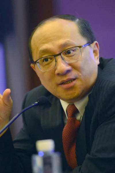 Pan Shen Qinhua Prezident Společnosti Uzdrav Force Bio Meditechech Holdings — Stock fotografie