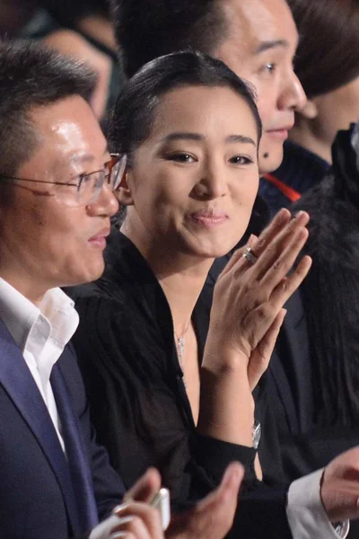 Aktris Tiongkok Gong Tengah Menghadiri Sebuah Acara Mode Dari Serial — Stok Foto