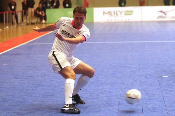 Michael Owen European Football Legend Passes Ball Exhibition Match Shanghai — Stock Photo, Image