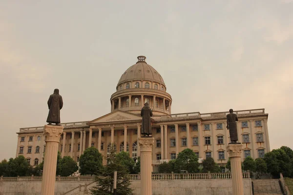 Replicas White House Greek Status Pictured Campus Wuhan International Trade — Stock Photo, Image