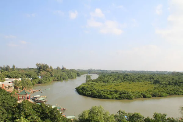 Blick Auf Das Mangroven Naturreservat Haikou Provinz Südchinas Hainan Dezember — Stockfoto