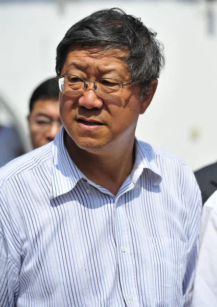 Tang Shuangning Předseda Čínské Everbright Group Účastní Zahajovací Slavnosti Huaian — Stock fotografie