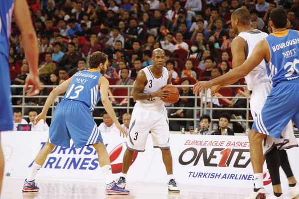 Stephon Marbury Chinas Pekin Ördekler Merkezi Sorunlar Sergio Rodriguez Spains — Stok fotoğraf