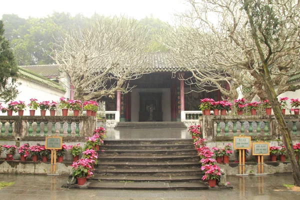 Veduta Del Tempio Dei Cinque Signori Haikou Provincia Hainan Febbraio — Foto Stock