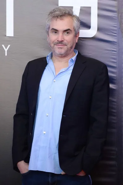 Mexican Film Director Alfonso Cuaron Smiles Press Conference Premiere His — Stock Photo, Image