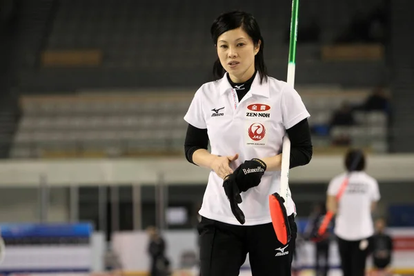 Yumie Funayama Aus Japan Sechstrundenspiel Der Frauen Gegen Südkorea Während — Stockfoto