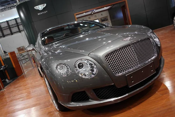 Carro Bentley Visto Exposição Durante 2011 China Pequim Importado Auto — Fotografia de Stock