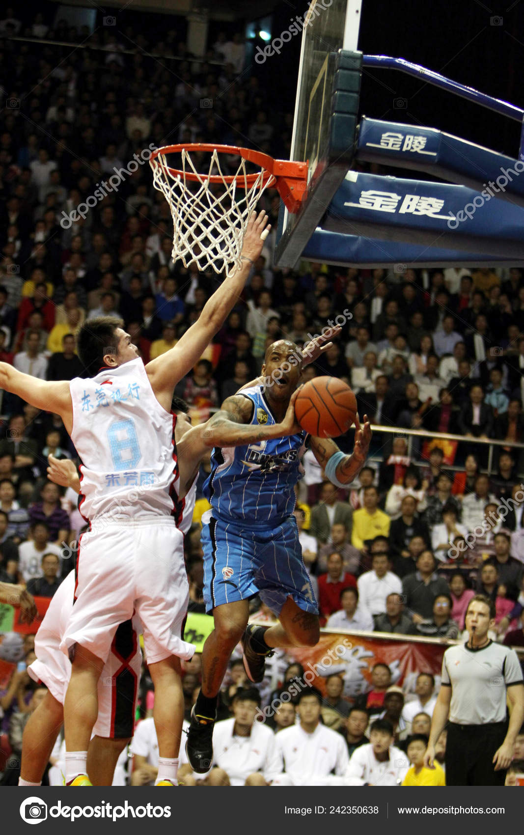 Stephon Marbury Beijing Ducks Right Challenges Zhu Fangyu Guangdong Tigers  – Stock Editorial Photo © ChinaImages #242350638