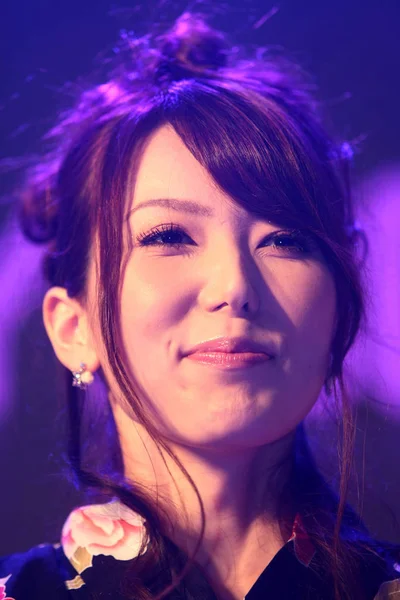 Japonês Estrela Pornô Yui Hatano Retratado Durante 9Th China International — Fotografia de Stock