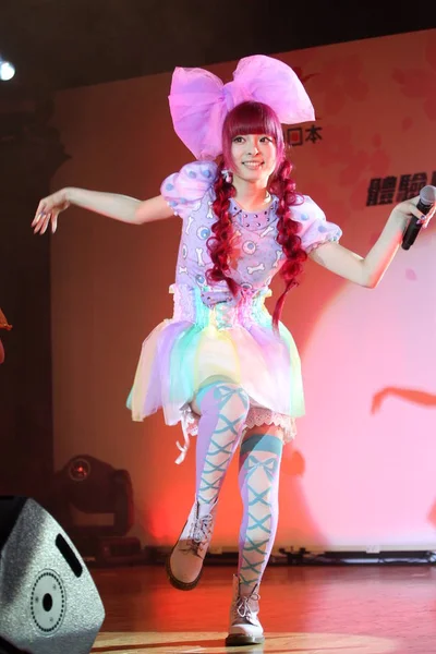 Japon Modeli Blogger Kyary Pamyu Pamyu Bir Aktivite Japonya Çin — Stok fotoğraf