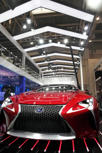 Концепция Lexus Представлена Пекинской Международной Автомобильной Выставке Известной Auto China — стоковое фото