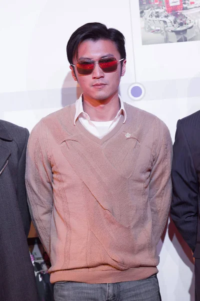 Cantante Actor Hong Kong Nicholas Tse Posa Durante Celebración Anual —  Fotos de Stock