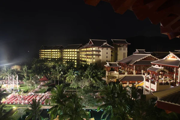 Dosya Düğün Sanya Güney Çin Hainan Eyaletinde Yapılan Otelin Görünümü — Stok fotoğraf