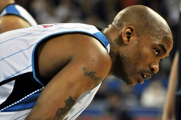 Stephon Marbury Beijing Ducks Poses Fourth Final Match 2011 2012 — Stock Photo, Image