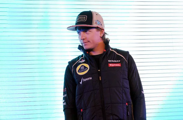 Finlandese Kimi Raikkonen Del Team Lotus Partecipa Evento Promozionale Clear — Foto Stock