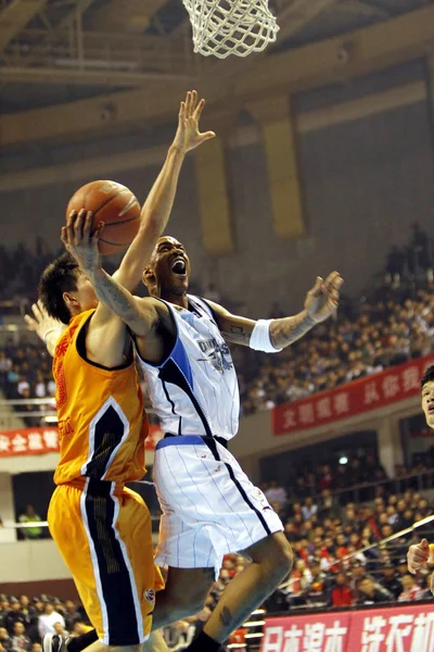 Stephon Marbury Pekin Ördek Doğru Anne Kaplan Shanxi Zhongyu Cba — Stok fotoğraf