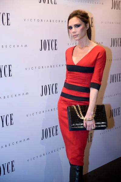 Victoria Beckham Posa Evento Promocional Para Propia Marca Moda Victoria — Foto de Stock