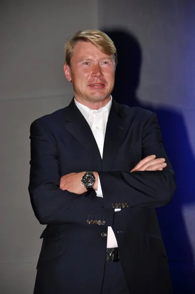 Finnish Former Formula World Champion Racing Driver Mika Hakkinen Pictured — Stock Photo, Image