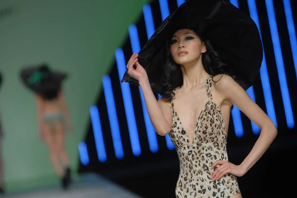 Pokaz Mody Bielizna Eves Pokusa Chiny Fashion Week Jesień Zima — Zdjęcie stockowe