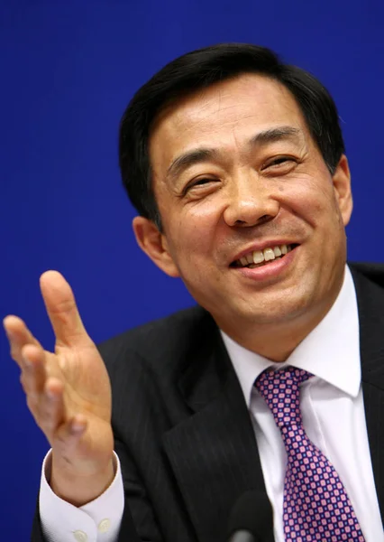 Fájl Xilai Majd Miniszter Kereskedelmi Kínai Fia Egykori Kínai Alelnök — Stock Fotó