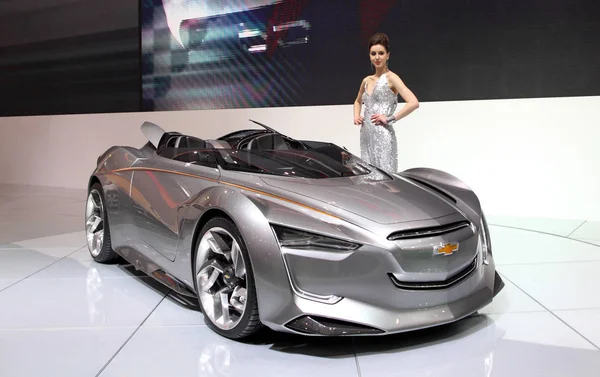 Концепция Chevrolet Miray Представлена Пекинской Международной Автомобильной Выставке Известной Auto — стоковое фото