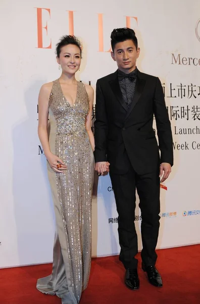 Chinese Actress Shirley Dai Taiwanese Singer Nicholas Pose Closing Event — Stock Photo, Image