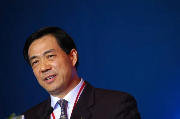 Xilai Entonces Gobernador Provincia Liaoning Hijo Del Viceprimer Ministro Chino — Foto de Stock