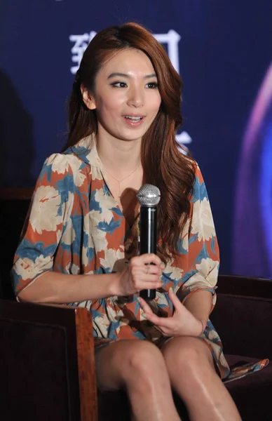 Hebe Tien Taiwanese Girl Group Pictured Press Conference Her Concert — Stock Photo, Image