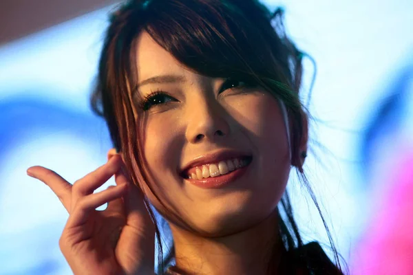 Japanska Porr Star Yui Hatano Avbildas Kina Internationella Vuxen Leksaker — Stockfoto