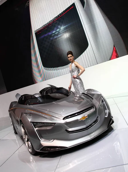 Концепция Chevrolet Miray Представлена Пекинской Международной Автомобильной Выставке Известной Auto — стоковое фото