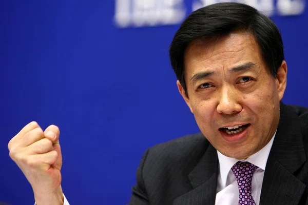 Xilai Entonces Ministro Comercio China Hijo Del Viceprimer Ministro Chino — Foto de Stock