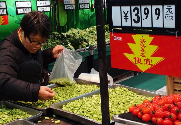 Medborgare Butiker För Bönor Stormarknad Yichang Centrala Chinas Hubei Provinsen — Stockfoto