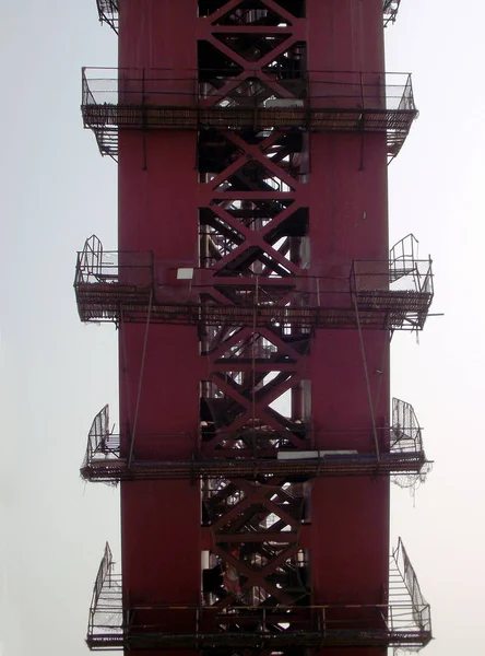 Vista Mundo Maior Roda Gigante Spokeless Que Está Construção Changzhou — Fotografia de Stock