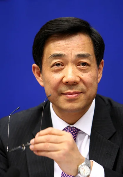 Xilai Então Ministro Comércio China Filho Vice Primeiro Ministro Chinês — Fotografia de Stock
