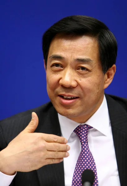 Xilai Pak Ministr Obchodu Číny Syn Bývalého Čínského Vice Premier — Stock fotografie