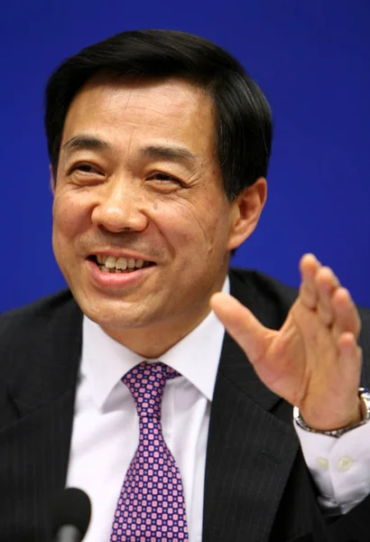 Soubor Xilai Pak Ministr Obchodu Číny Syn Bývalého Čínského Vice — Stock fotografie