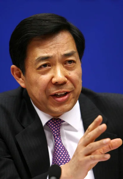 Fil Xilai Sedan Minister Handel Kina Och Son Till Tidigare — Stockfoto