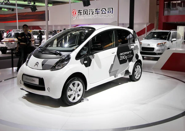 Citroen Zero Syns Displayen Beijing International Automotive Utställningen Känd Som — Stockfoto