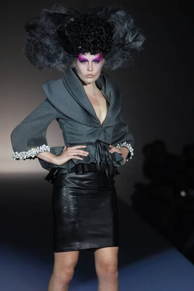 Sheguang Modeshow China Fashion Week Efterår Vinter 2012 Beijing Kina - Stock-foto