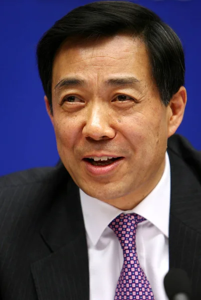 Силай Тогдашний Министр Торговли Китая Сын Бывшего Вице Премьера Кнр — стоковое фото