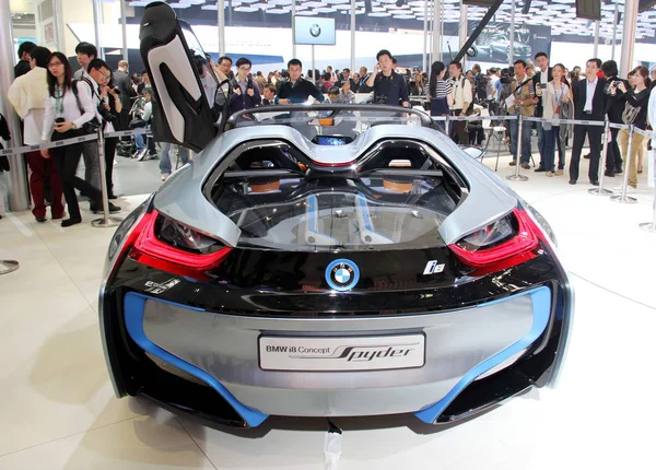 Bmw Spyder Conceito Visto Exposição Durante 12Th Beijing International Automotive — Fotografia de Stock